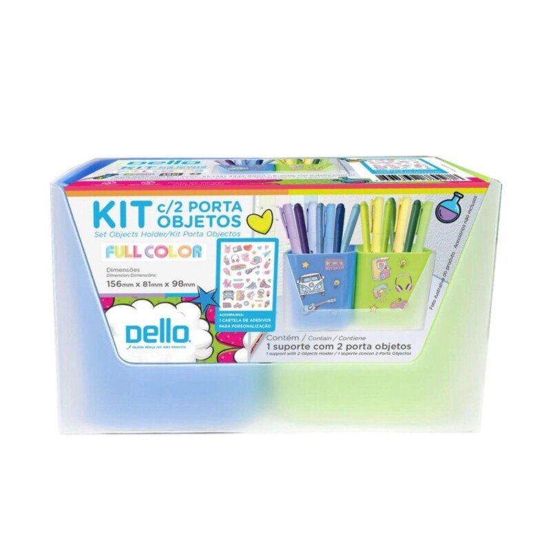 KIT DUO FULL COLOR AZUL/VERDE LIMÃO - Image 2