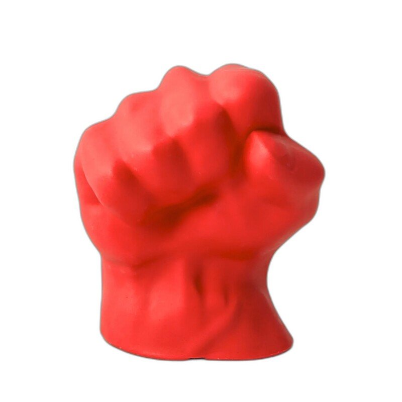 MÃO MARVEL INCRÍVEL HULK VERMELHA