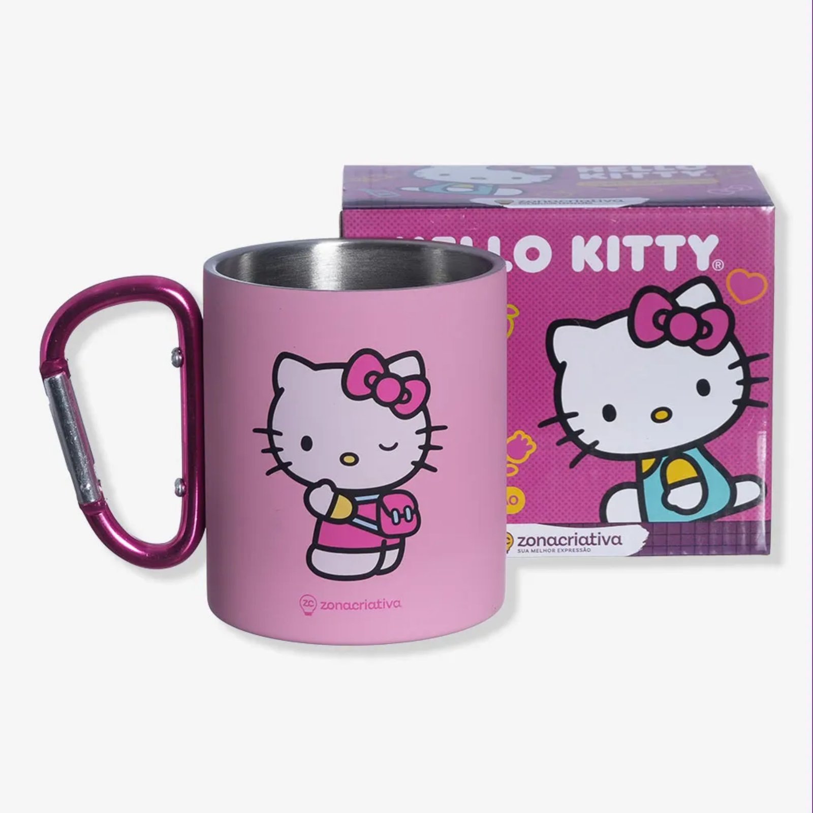 CANECA MOSQUETÃO 300ML HELLO KITTY - Imagem 3