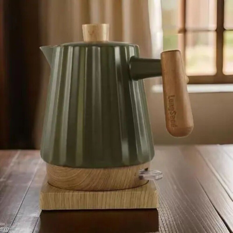 CHALEIRA ELÉTRICA PORCELANA ELEGANCE VERDE - Imagem 2
