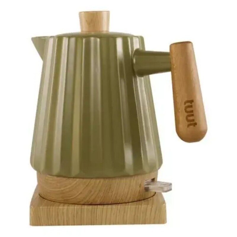 CHALEIRA ELÉTRICA PORCELANA ELEGANCE VERDE - Imagem 4