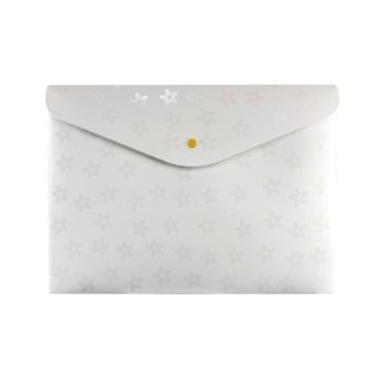 PASTA ENVELOPE COM BOTÃO A4 AROMAS JASMIM
