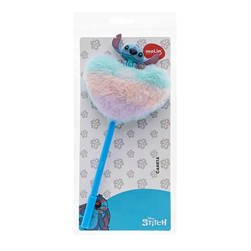 CANETA 0.7 CORAÇÃO PLUSH STITCH