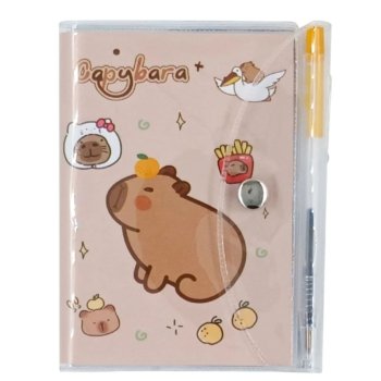 CADERNETA MINI CAPIVARA