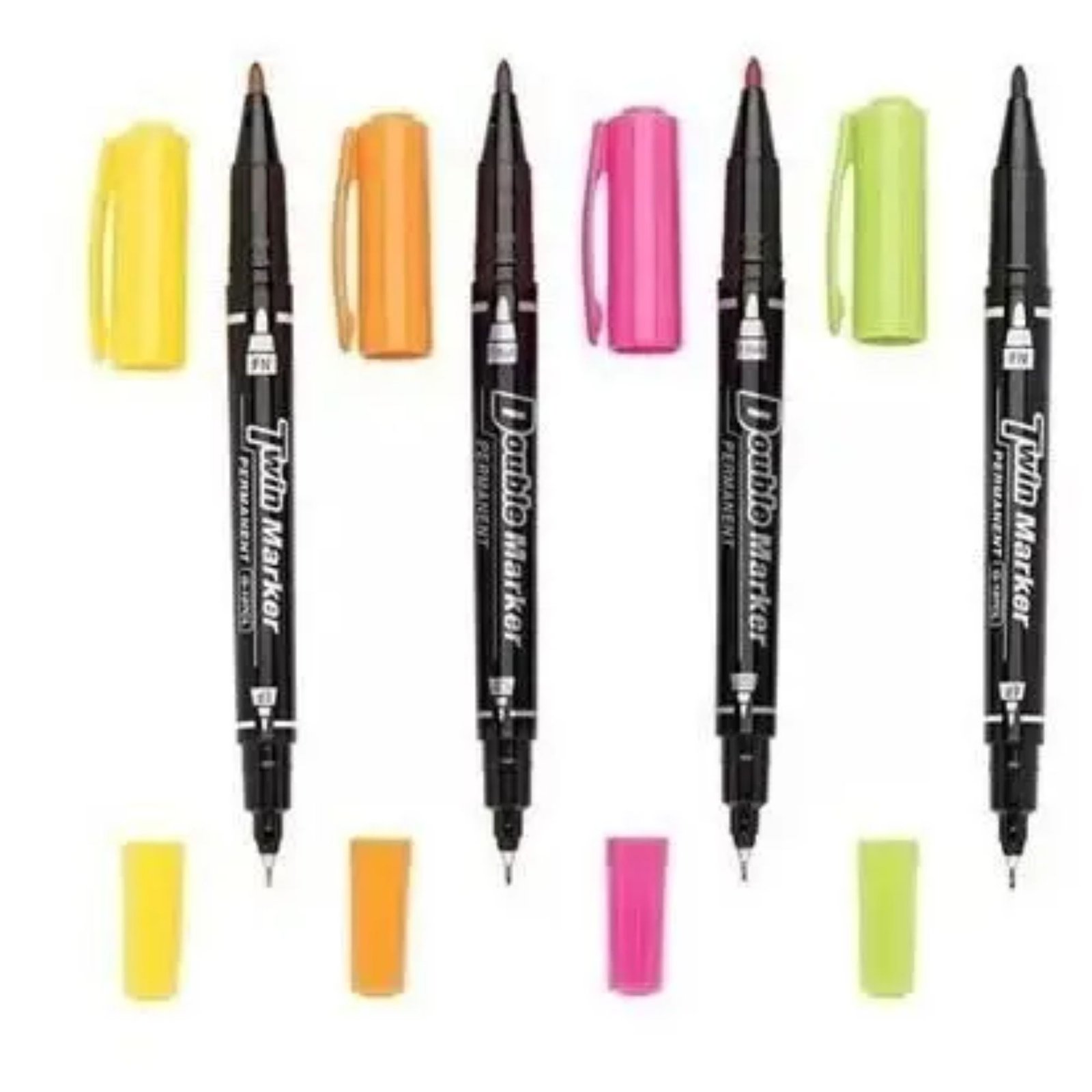 MARCADOR PERMANENTE 2 PONTAS - Imagem 3