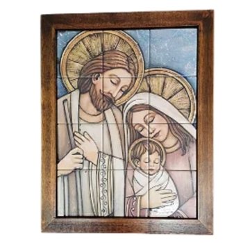 QUADRO AZULEJO 48X38 SANTOS