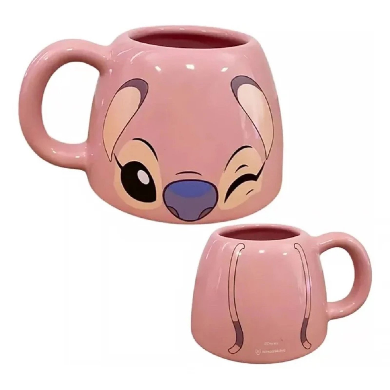 PORTA TRECO STITCH ANGEL ROSA - Imagem 3