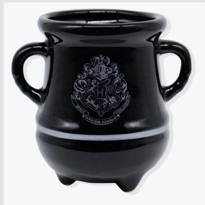 CANECA CALDEIRÃO PORÇÃO HARRY POTTER PRETA