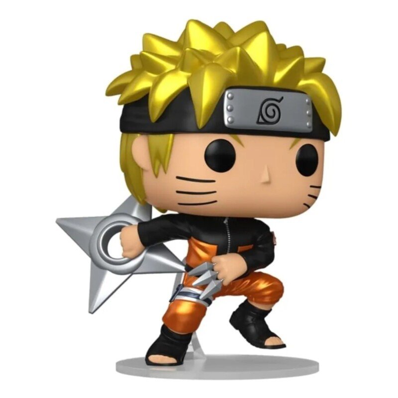 BONECO FUNKO POP! NARUTO UZUMAKI SHURIKEN - Imagem 2