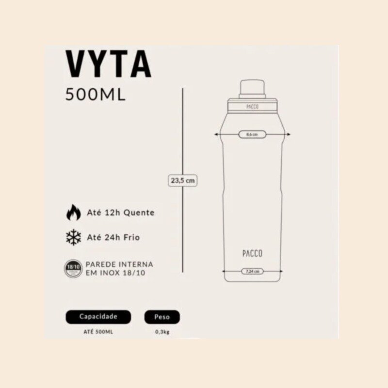 GARRAFA  VYTA 500ML - LILÁS - Imagem 5