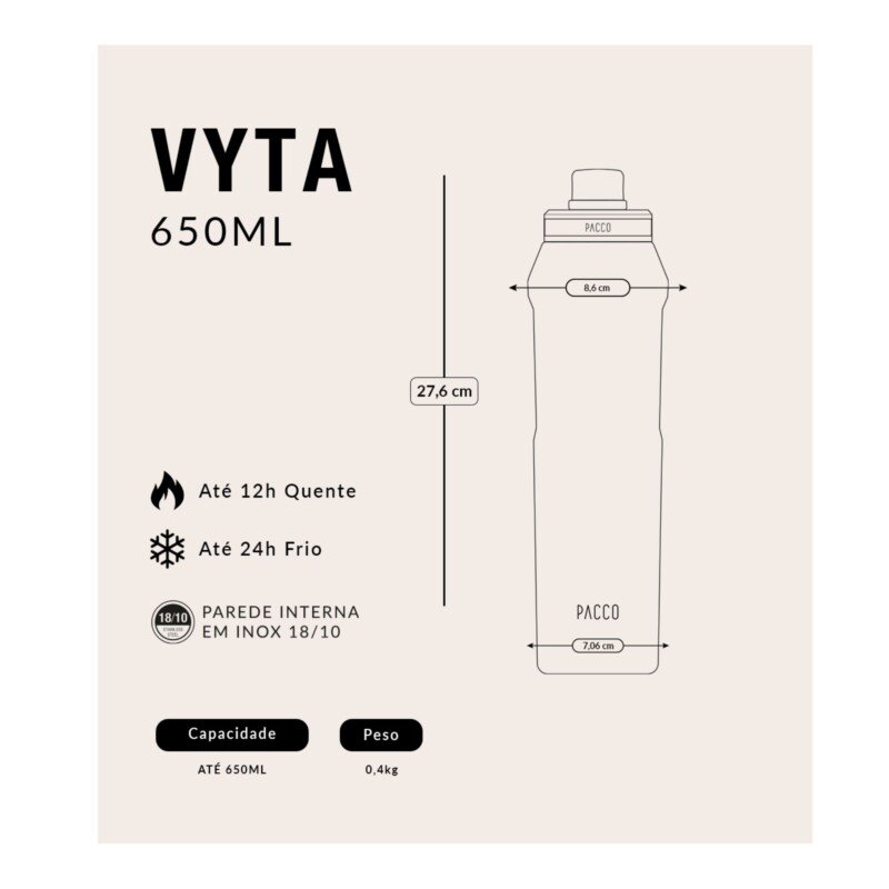 GARRAFA VYTA 650ML - LILÁS - Imagem 5