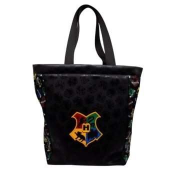 SHOPPING BAG HOGWARTS PATCH HARRY POTTER