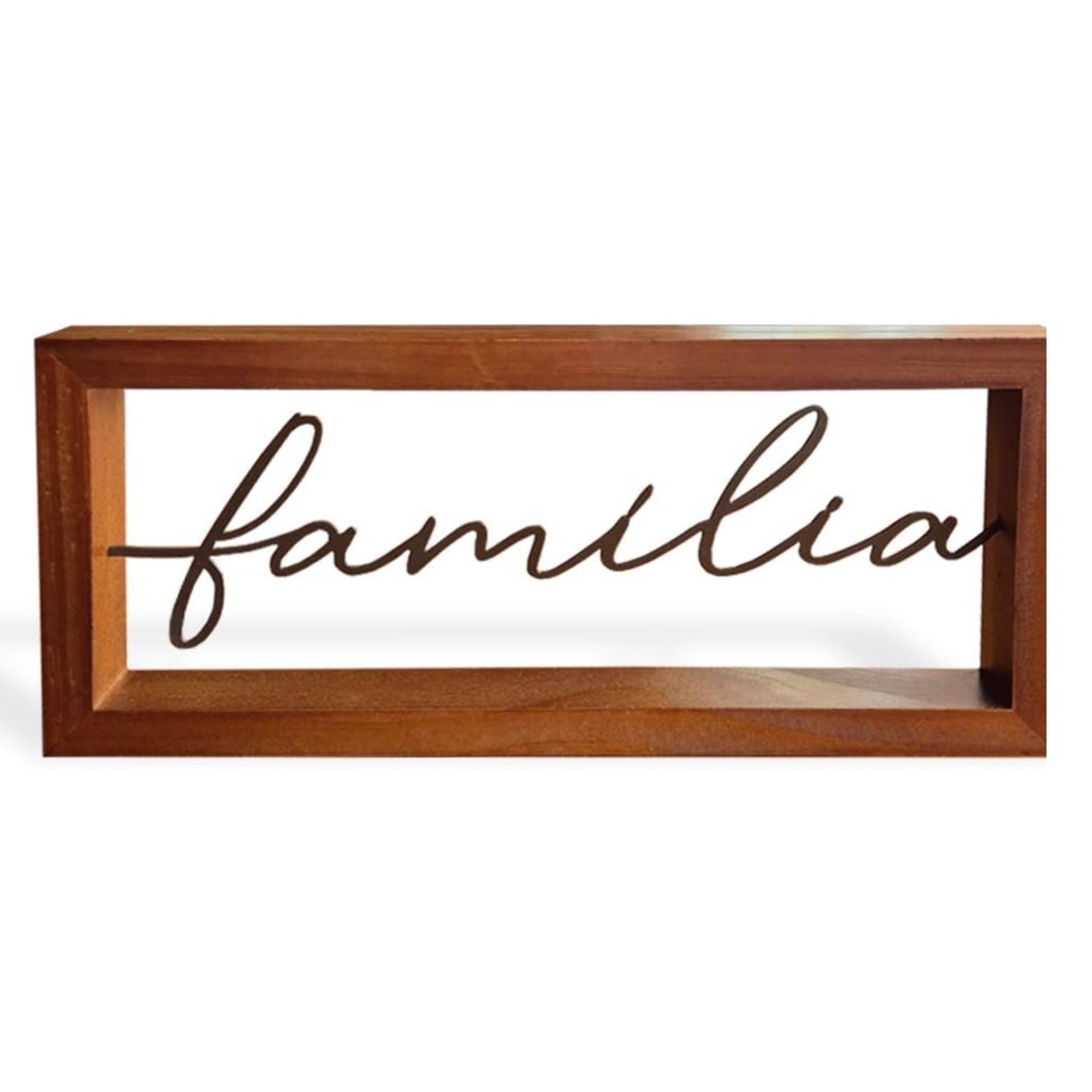 ESCULTURA COM MOLDURA FAMÍLIA