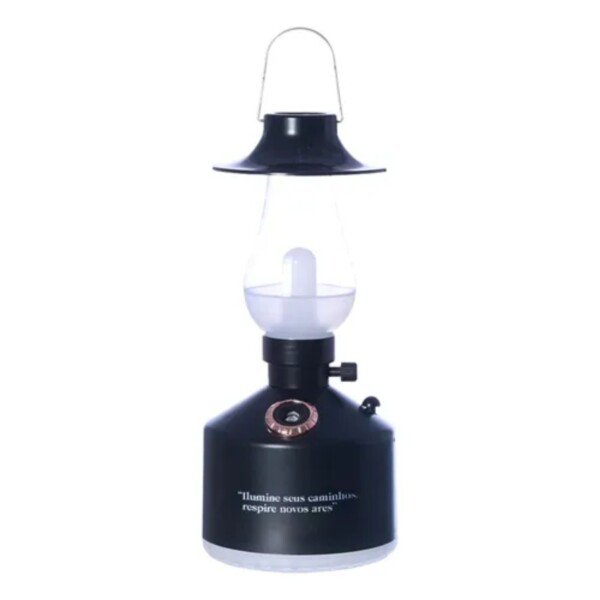 LUMINÁRIA LAMPIÃO COM UMIDIFICADOR