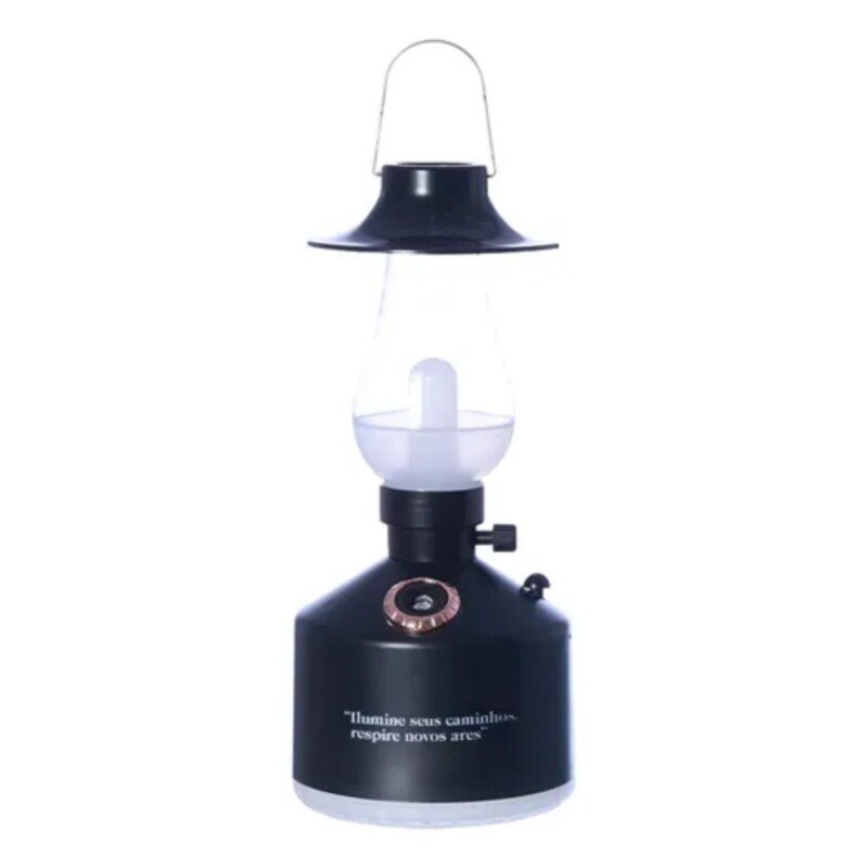 LUMINÁRIA LAMPIÃO COM UMIDIFICADOR