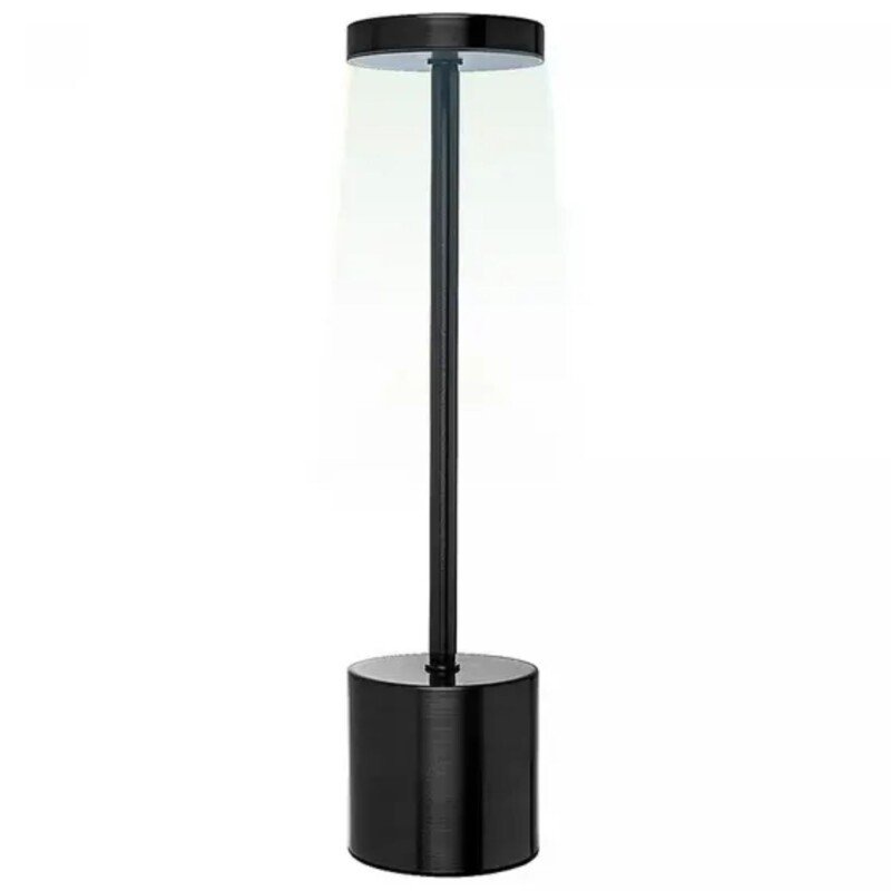 LUMINÁRIA DE MESA LED 3 TONS USB PRETA