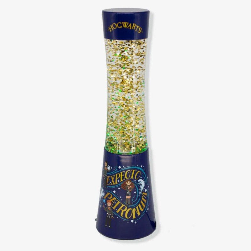 LUMINÁRIA GLITTER  HARRY POTTER HOGWARTS