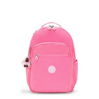 MOCHILA SEOUL COM BRILHO ROSA