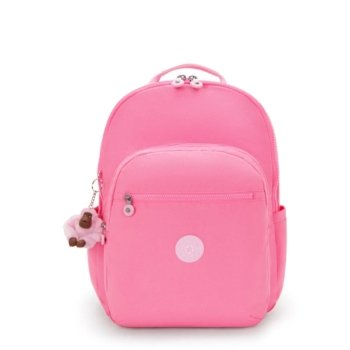 MOCHILA SEOUL XL ROSA METALIZADA