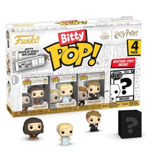 BITTY POP! HARRY POTTER  (HAGRID, FLEUR DELACOUR E CEDRICO DIGGORY )