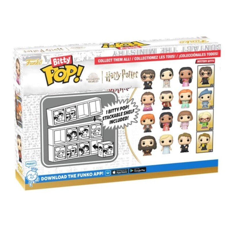 BITTY POP! HARRY POTTER (HERMIONE ,VIKTOR KRUM E GINA ) - Imagem 3