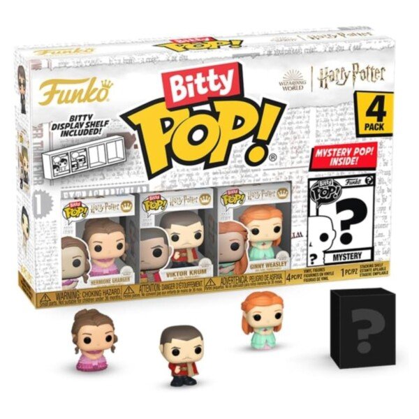 BITTY POP! HARRY POTTER (HERMIONE ,VIKTOR KRUM E GINA )