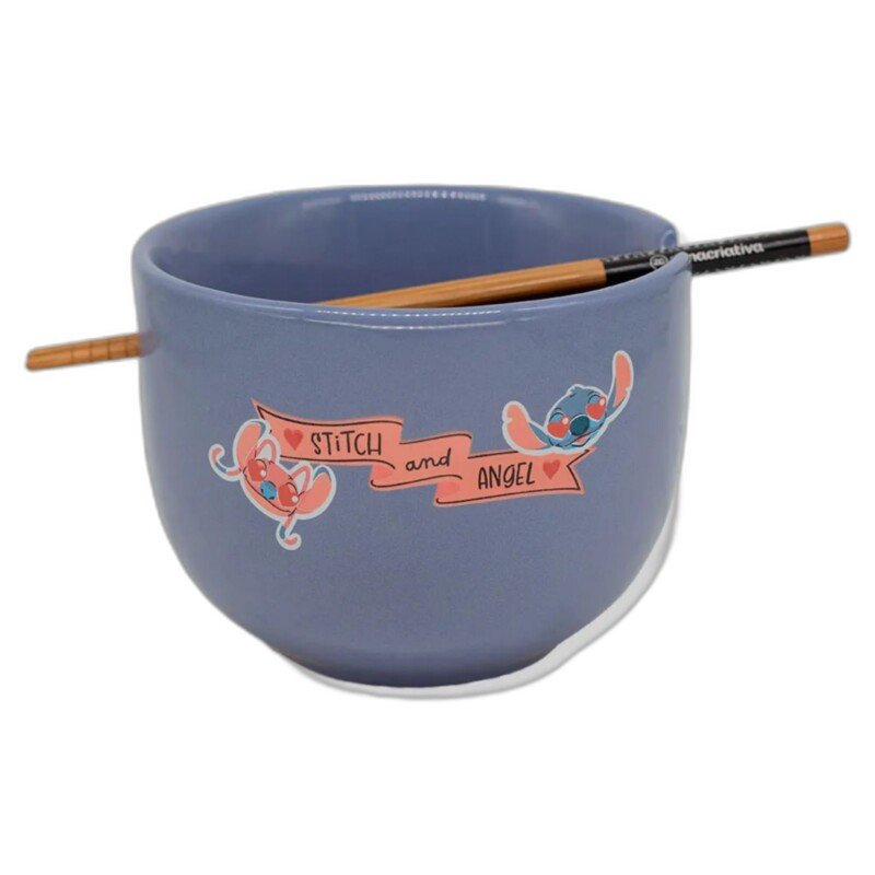 BOWL C/HASHI 500ML STITCH - Imagem 2