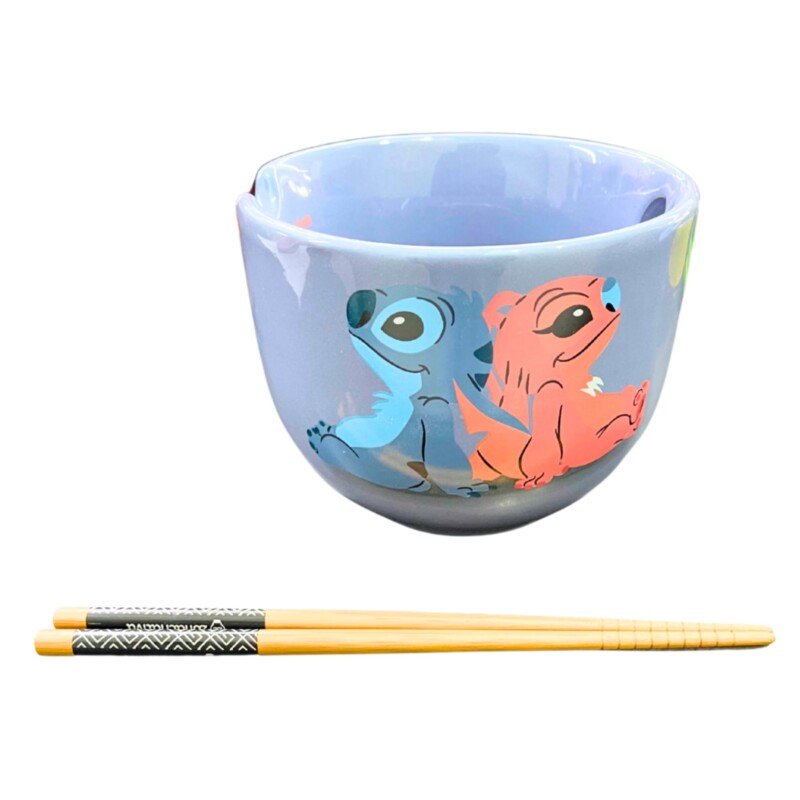 BOWL C/HASHI 500ML STITCH - Imagem 4