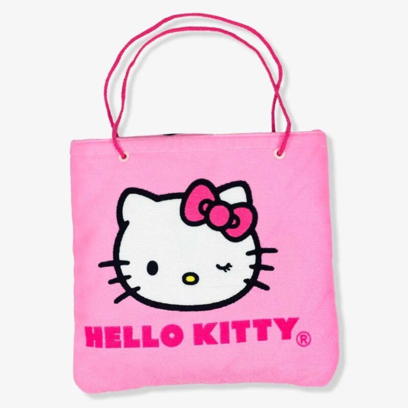 TOALHA PRAIA 2 EM 1 SACOLA HELLO KITTY - Imagem 2