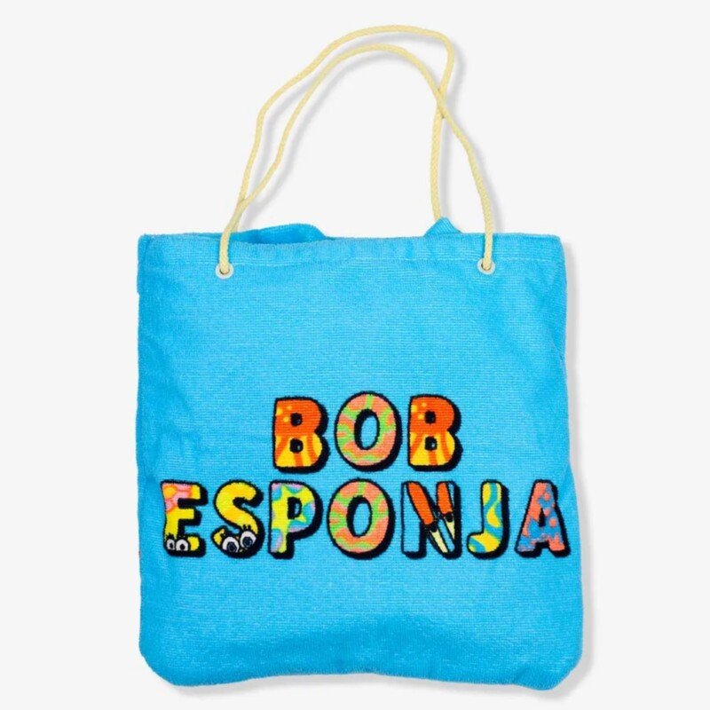 TOALHA PRAIA 2 EM 1 SACOLA BOB ESPONJA - Imagem 2