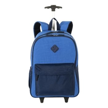 MOCHILETE ROLLING AZUL E BOLSO AZUL ESCURO