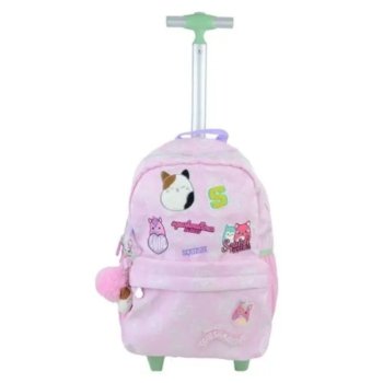 MOCHILETE COM ALÇAS SUISH GATOS ROSA