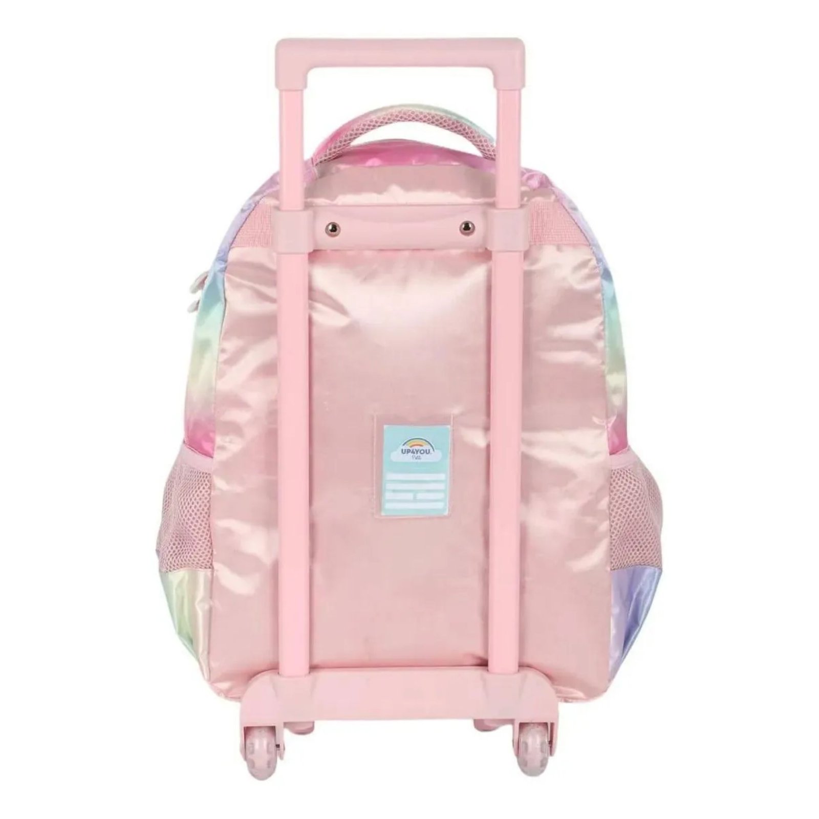 MOCHILETE ARCO IRIS DETALHE GLITER ROSA - Imagem 3