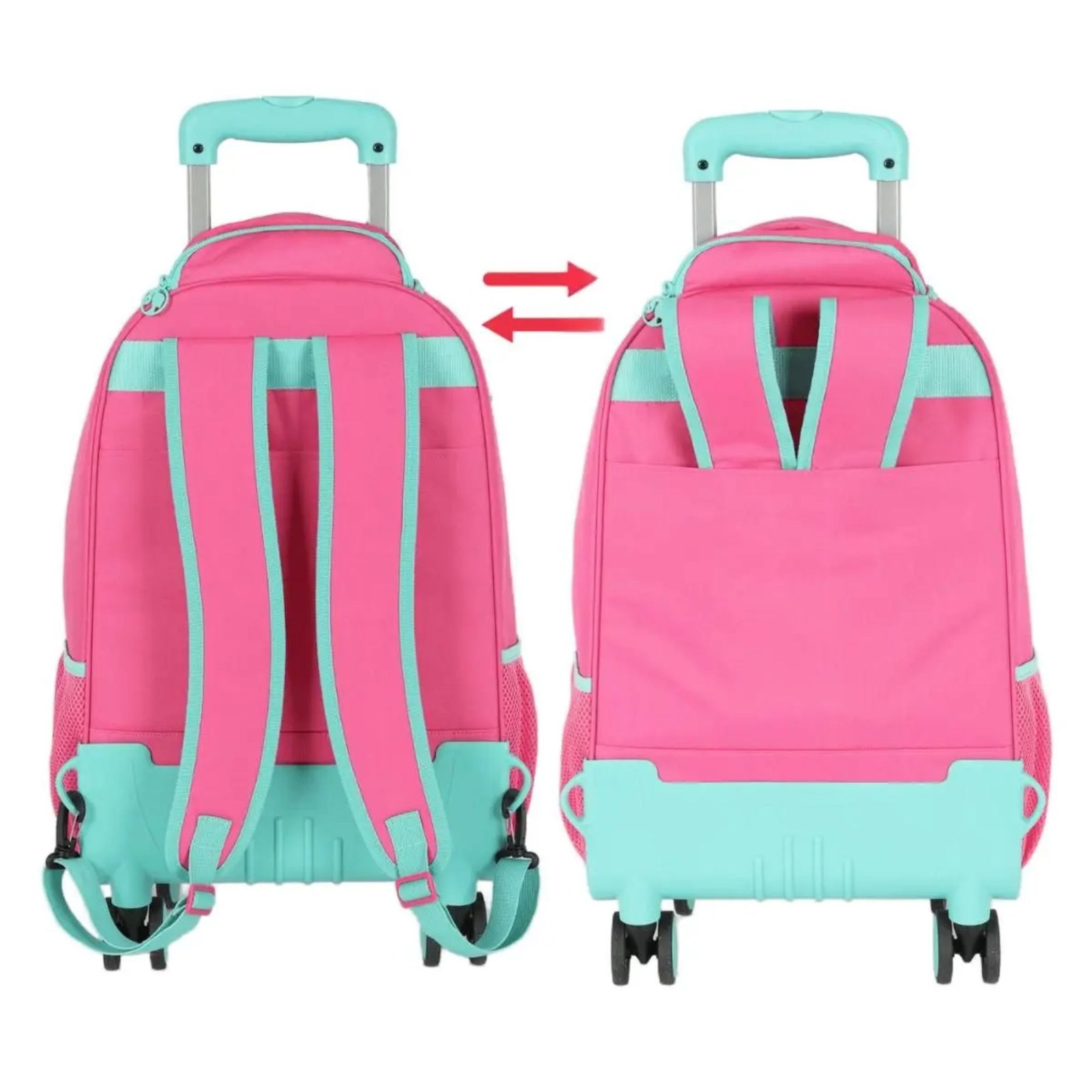 MOCHILETE GG BARBIE PINK COM VERDE - Imagem 5