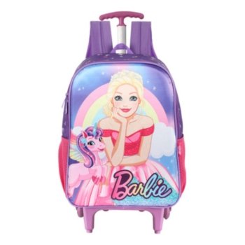 MOCHILETE BARBIE UNICÓRNIO LILÁS COM ALÇA