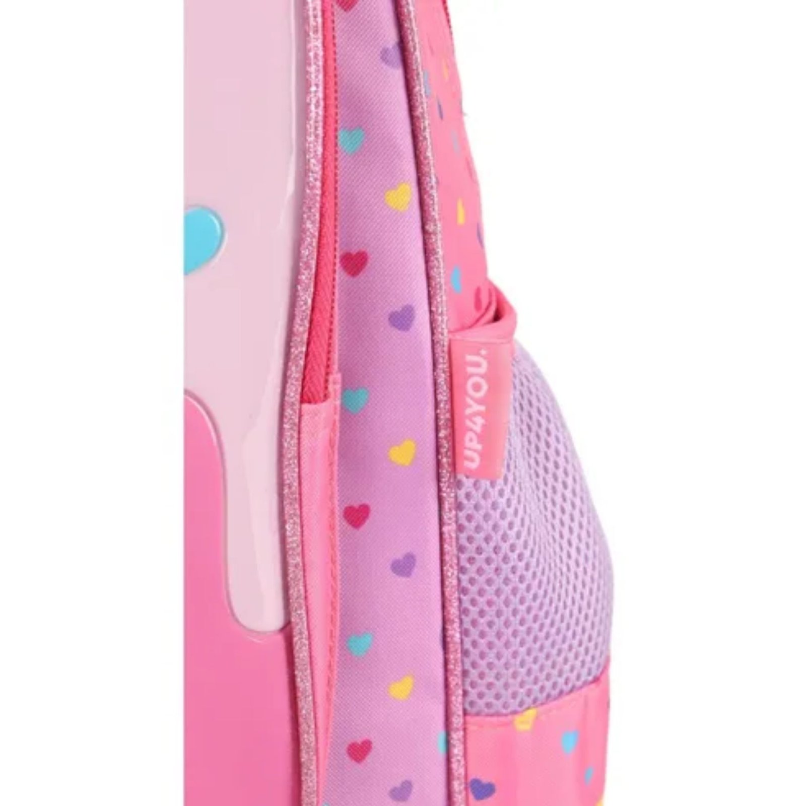 MOCHILETE CORAÇÃO COLOR PINK - Imagem 3