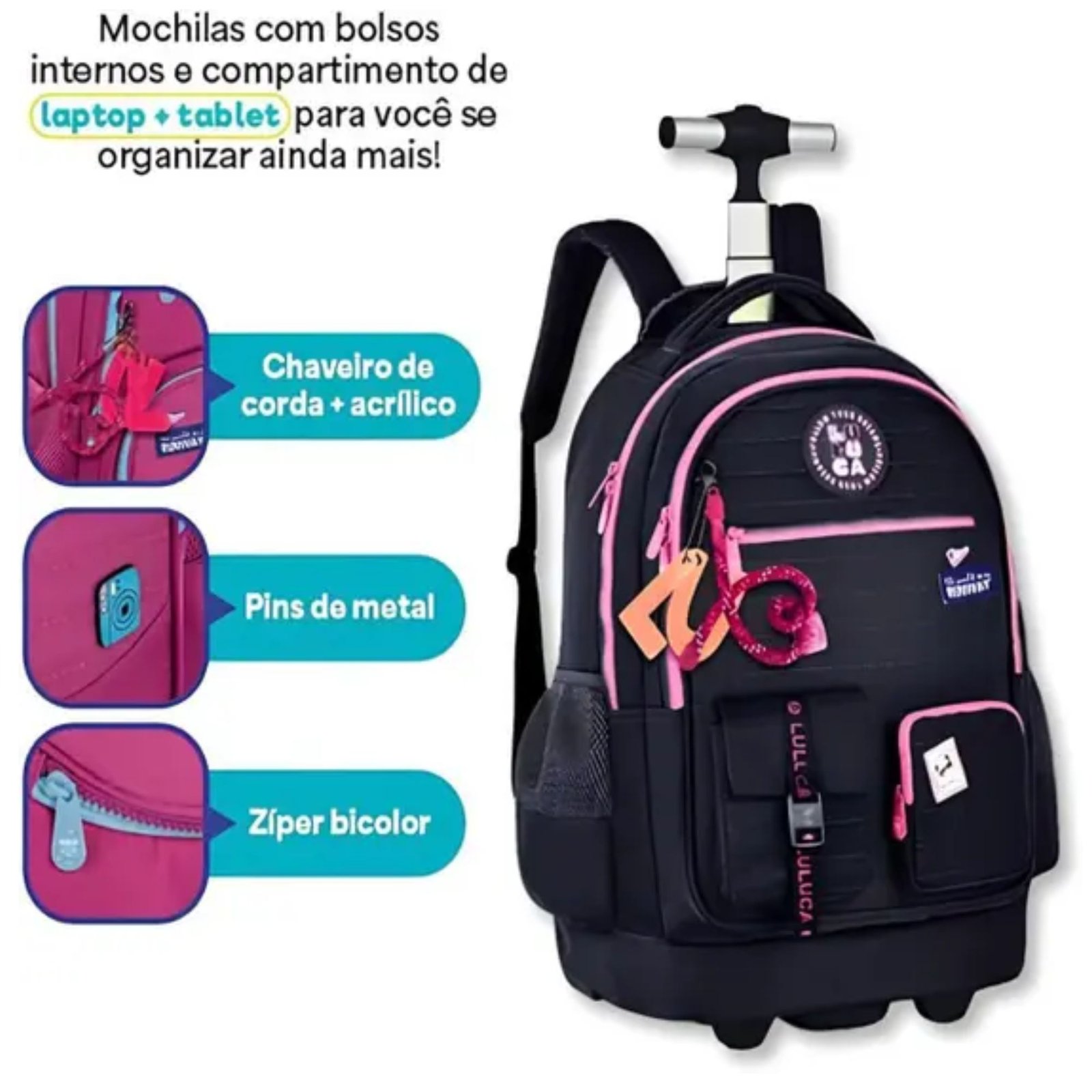 MOCHILA DE CARRINHO 19 LULUCA - Imagem 7