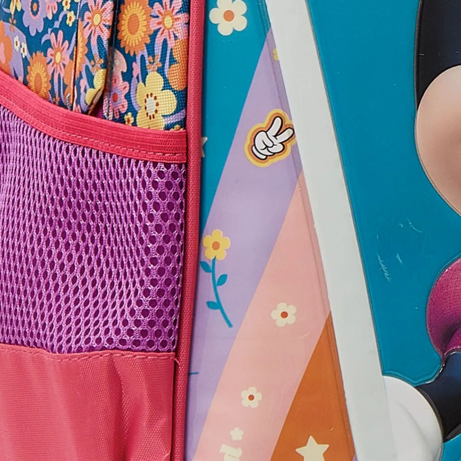 MOCHILETE 16 MINNIE LAÇO ROSA - Imagem 4