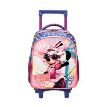 MOCHILETE 16 MINNIE  LAÇO ROSA