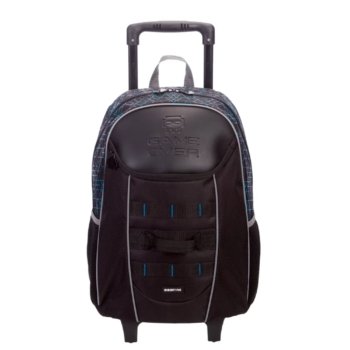 MOCHILETE PRETA GAMER OVER