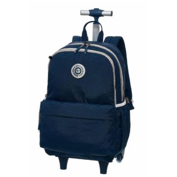 MOCHILETE COM ALÇA  AZUL DETAHE CINZA