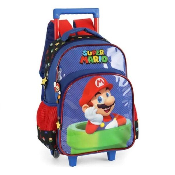 MOCHILETE SUPER MARIO AZUL