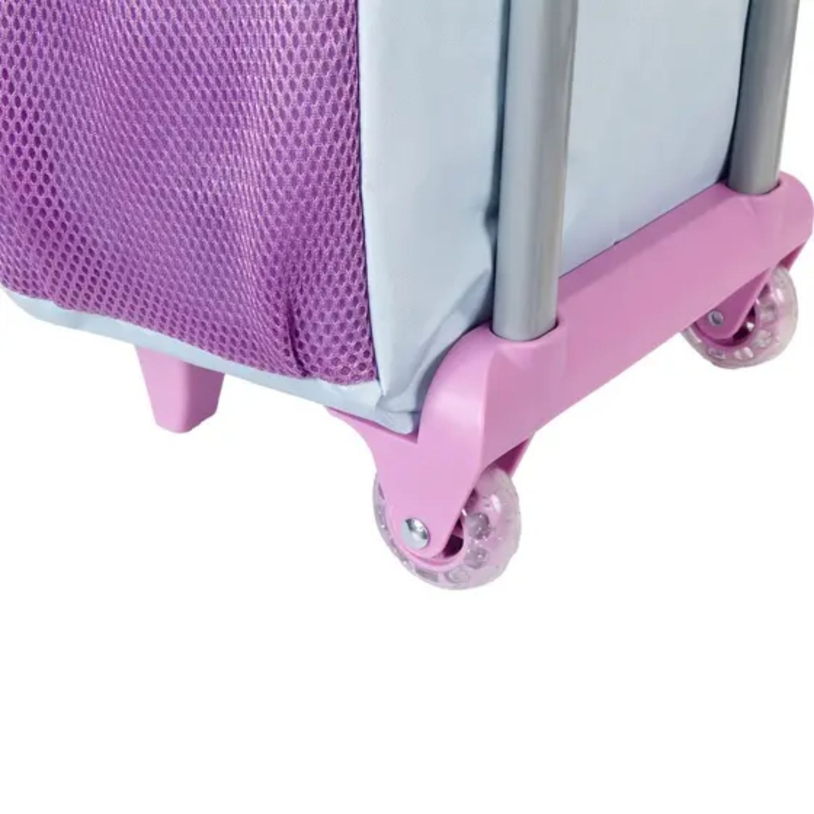 MOCHILETE ONCINHA AZUL CLARO 3 BOLSOS - Imagem 4