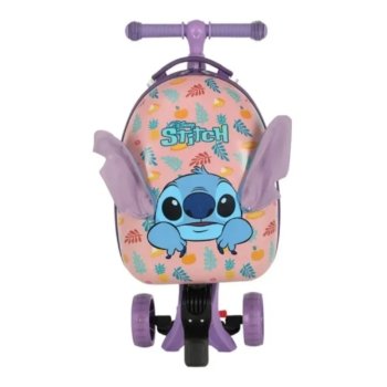 MALA COM PATINETE STITCH LILÁS