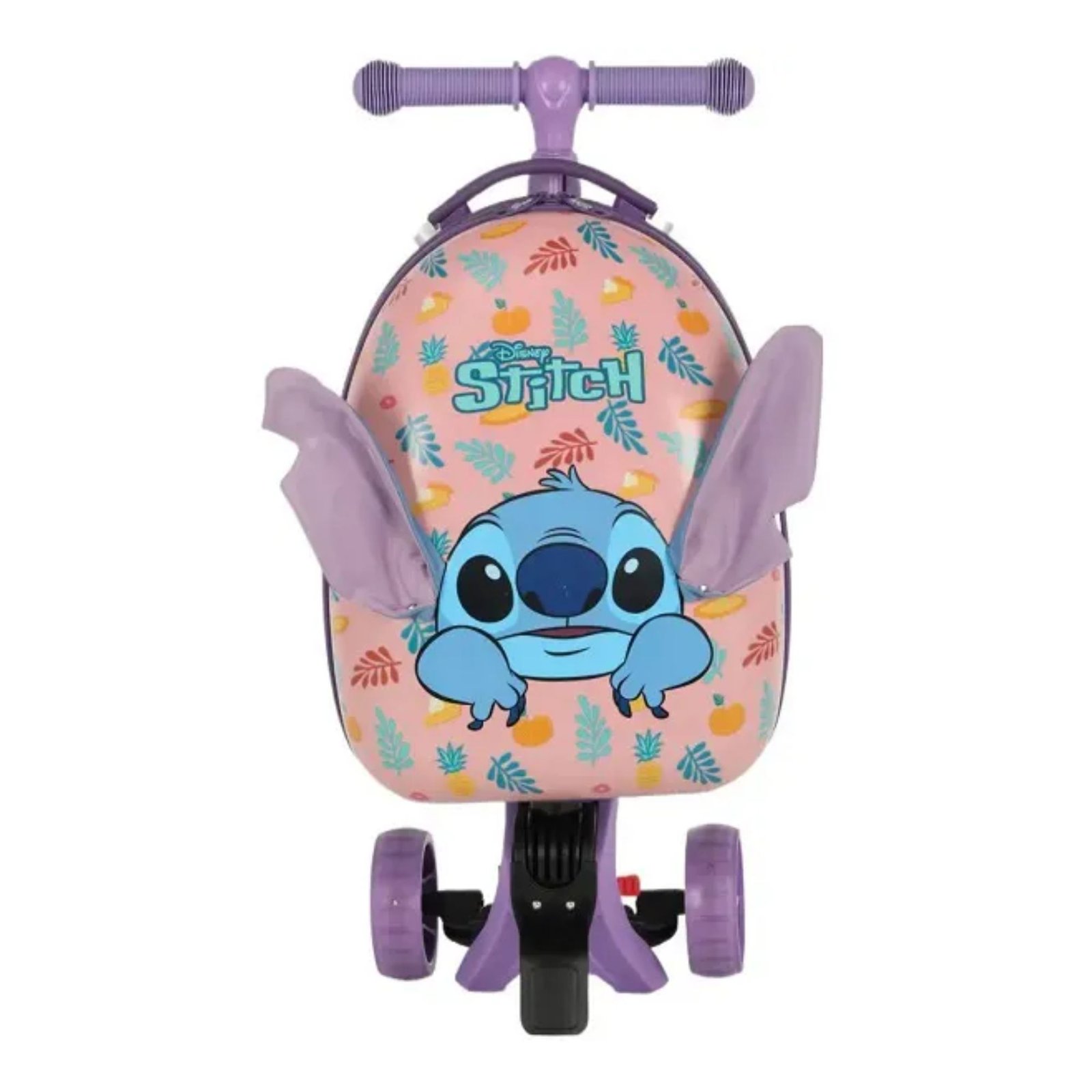 MALA COM PATINETE STITCH LILÁS