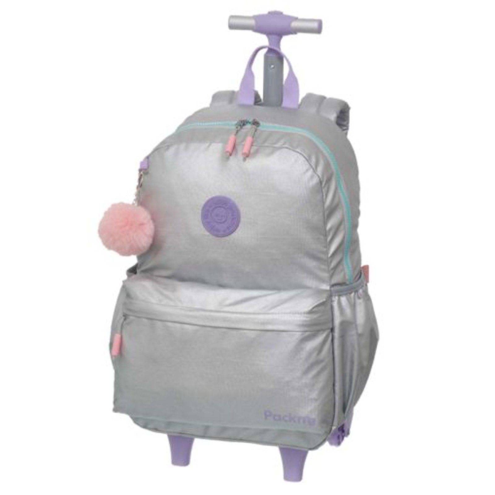 MOCHILETE COM ALÇA METAL PRATA