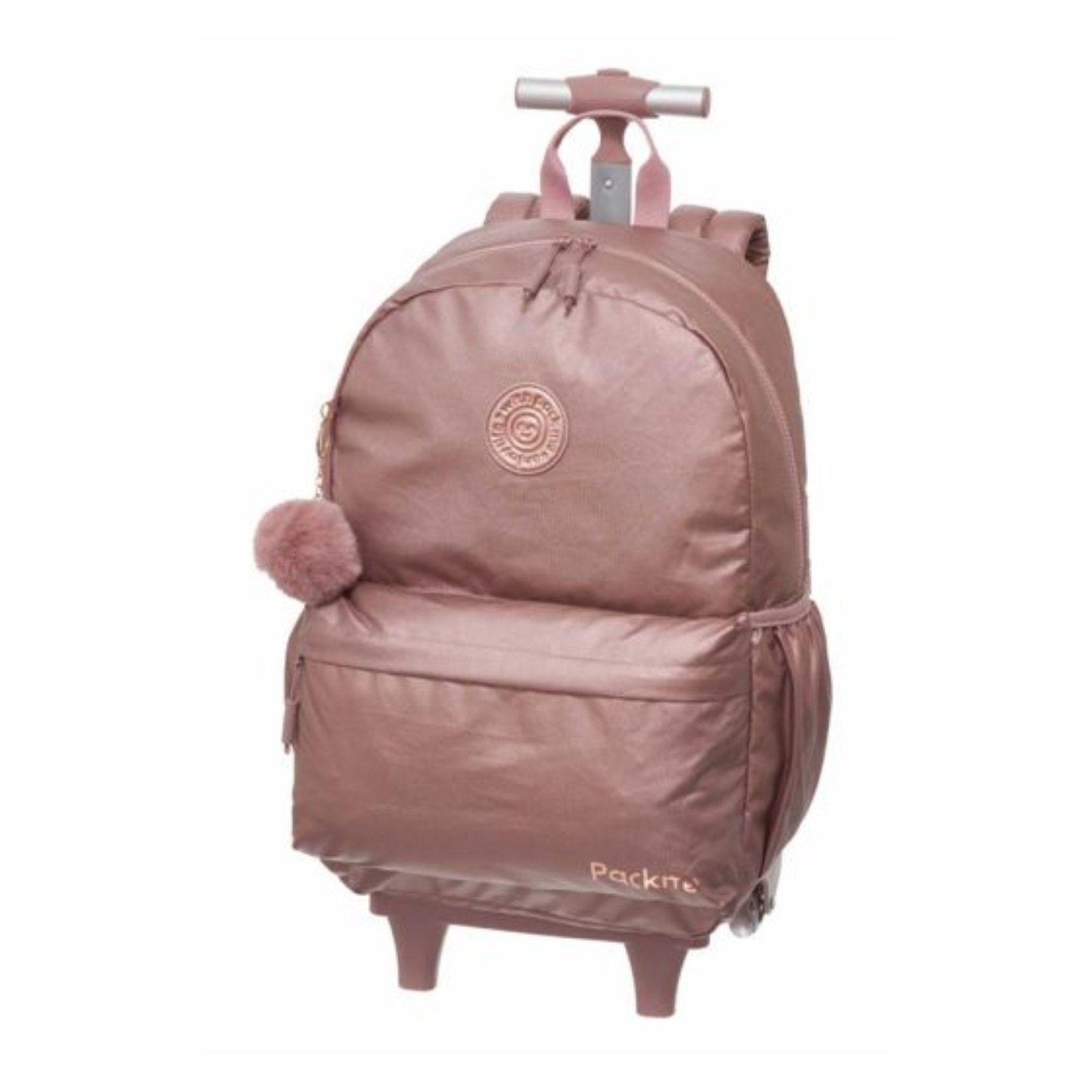 MOCHILETE COM ALÇAS METAL ROSÊ