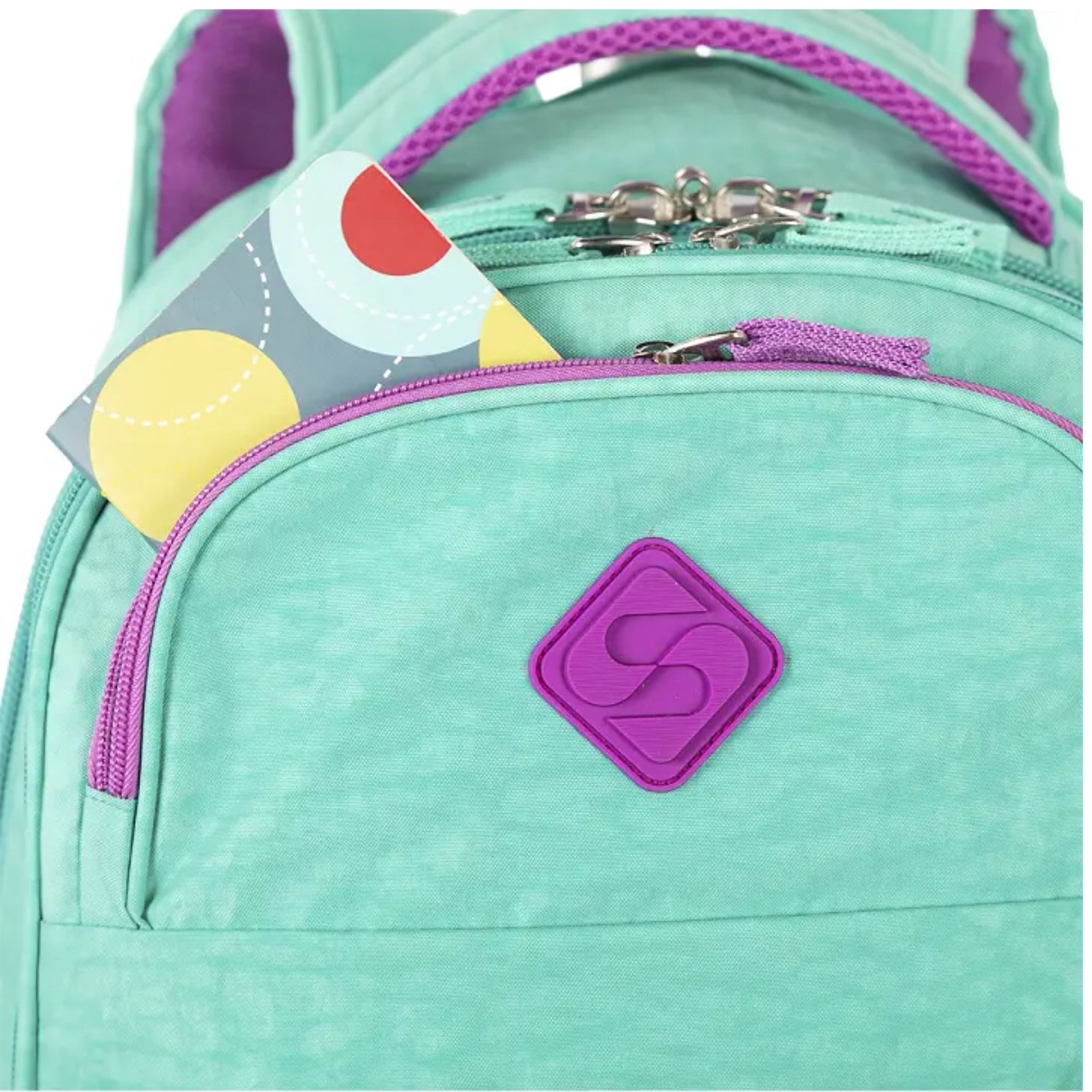 MOCHILETE 4 RODAS ROLLING VERDE - Imagem 4