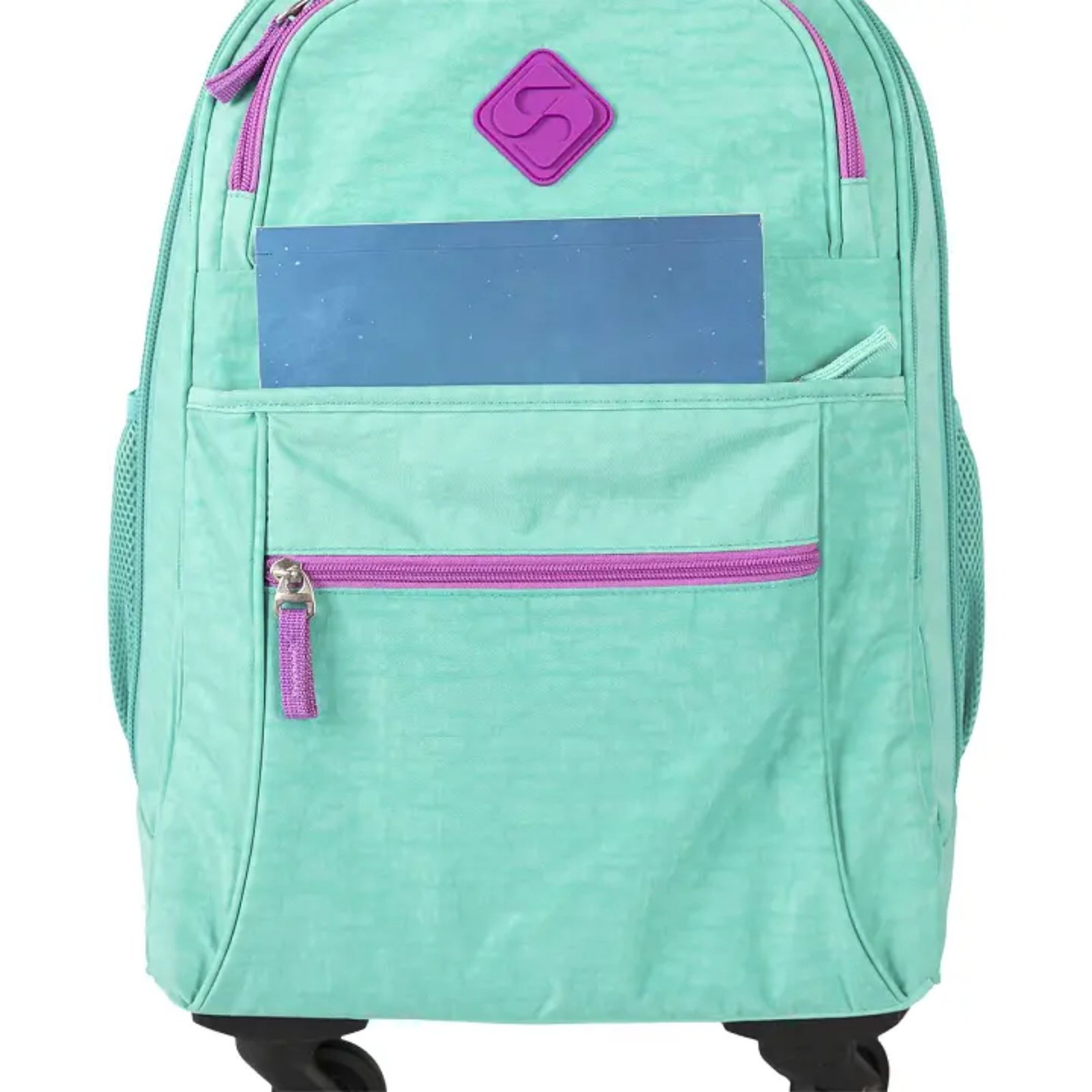 MOCHILETE 4 RODAS ROLLING VERDE - Imagem 5