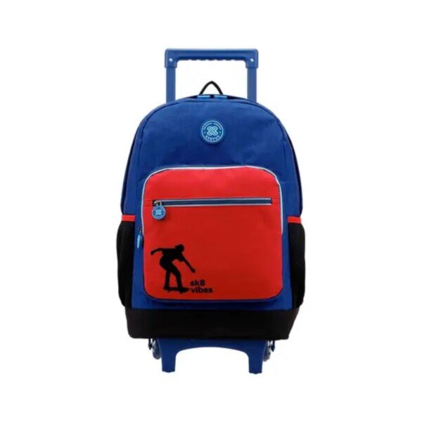 MOCHILETE KATE AZUL E VERMELHO